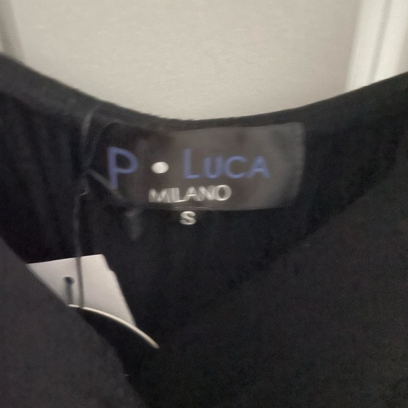 P. Luca Milano Black Spaghetti Strap Dress Size Small – NWT (Sold Out Style) - Picture 3 of 3